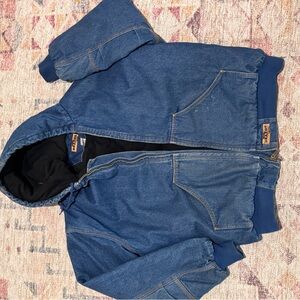 Vintage Brazos Denim Hooded Jacket